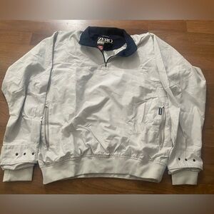 Zero Restriction Windbreaker Jacket 1/4 Zip Golf Outerwear Mens L Wind Stopper